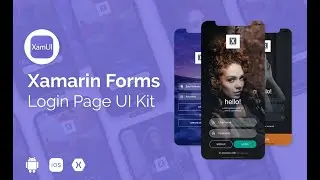 XamUI Xamarin Forms Login Page UI Kit