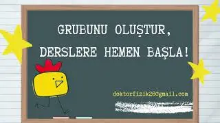 Fizik online özel ders