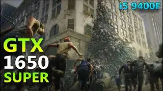 GTX 1650 SUPER | WORLD WAR Z BENCHMARK | I5 9400F | All SETTINGS