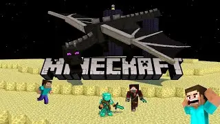 Completed the Minecraft |  we killed Dragon | SMP FINISH