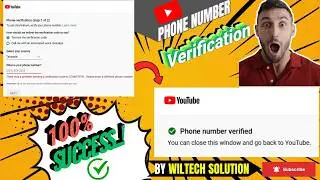 How to Fix YouTube Phone Number Verification Error..!