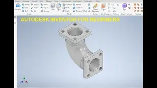 Pipe with Flange in Autodesk Inventor || Part Model in Inventor || Inventor Tutorials || Pipe Fiting