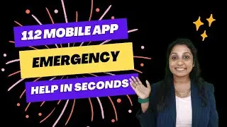 112 Mobile app for any emergency #Policehelp #Medicalhelp #trainhelp instant help #corporatesaheli