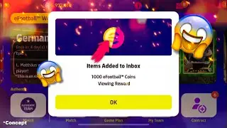 1000 تا کوین کاملا رایگان برای همه😱💰 واقعا راسته یا نه🤔 efootball 23 mobile