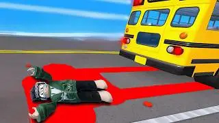 OKULA GİDİYORUM AMA YOLLAR TEHLİKELİ! - Roblox