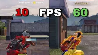 10 FPS VS 60 FPS CHALLENGE | FPS MATTERS ? | PUBG Mobile