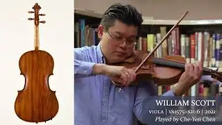 William Scott viola #164 2023 / Che-Yen Chen / at the Metzler Violin Shop