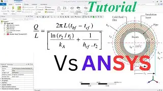 Calculation of Q/L - Heat transfer in Pipe using ANSYS - Tutorial - Step by Step
