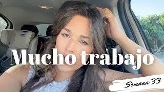 Una semana de mucho trabajo - SEMANA 33🤰