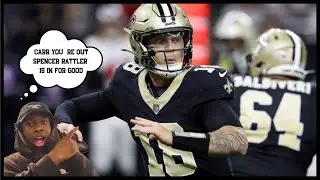 Carr You're Out It's Spencer Rattler's Time | New Orleans Saints Vs Tampa Bay Buccaneers Highlights