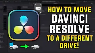 How to Move Davinci Resolve to a Different Drive!! | Save Space | Improve Performance
