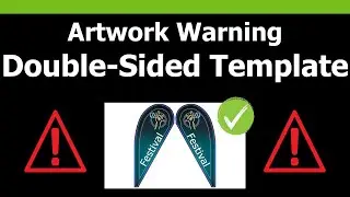 Artwork Warning: Double-Sided Template - (Vispronet)