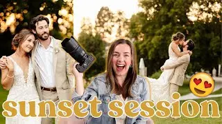 4 Posing Ideas for Golden Hour at a Wedding