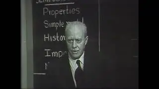 Prof Walter Brattain on Semiconductor Physics