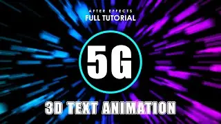 3d Text Animation in After Effects | Ads Animation in After Effects | Logo Animation