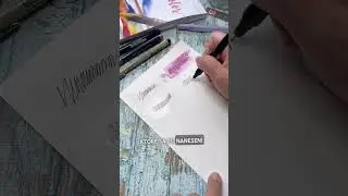 Fixky a technické perá vhodné na prácu s akvarelom 🖌️💧🎨 #artmie #drawing #watercolor