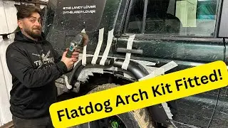 How To Fit Flatdog Wide Arches To Your Land Rover - Wide Arch Kit Fitted