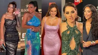 اطلالات نجمات الفن سابع أيام #مهرجان_الجونة_السينمائي