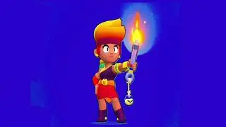 New Legendary Brawler Amber! Blue Screen For Brawl Stars