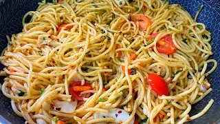 Spaghetti Aglio Olio Mudah dan Sedap
