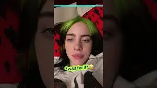 Billie Eilish Can't Stop Laughing at Her TikTok Filter !!