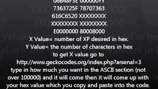 Call of Duty Black Ops:XP Lobby Code/ Xp Scale Modifier Hack