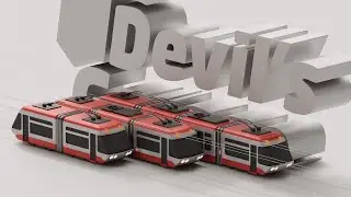 Tram - Behind the Scenes #blender #tram #toronto #3d #3danimation