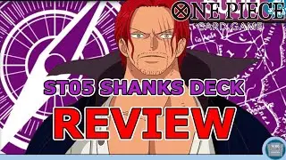 One Piece Card Game SHANKS Purple Starter Deck Review