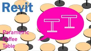 Revit Family  - Parametric Coffee table 6/6 - Load into project