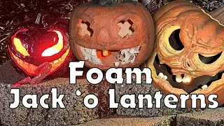 DIY Carving Epic Foam Jack 'o Lanterns