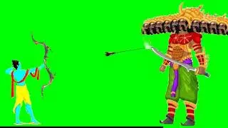 Ram Ravan Green Screen Video