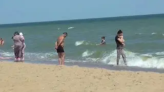 Каспийское море. Пляж Прибой. Махачкала