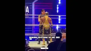 Dominik Mysterio vs Rey Mysterio at battle Royal 🤯🔥 #wwe #wwemsg #reymisterio #dominikmisterio