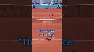 Medvedev announces that clay "is for losers!"...then wins on clay.