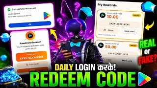 DAILY LOGIN SE REDEEM CODE KAISE LE? 🤩 REALITY CHECK ✅
