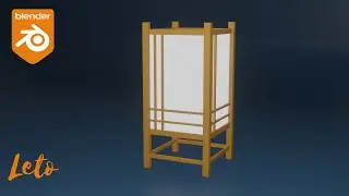 Japanese Style Lamp  | Blender Tutorial