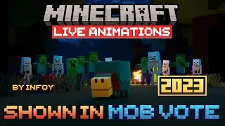 All Minecraft Live Animations 2023 [+Memes] | #infoy