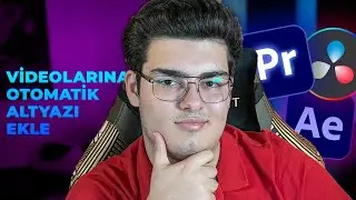 Videolarına YAPAY ZEKA İle SANİYELER İçinde TÜRKÇE ALTYAZI Ekle | GetSubs Plugin Premiere Pro