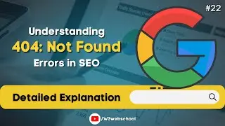 404 Not Found Error Explained in Hindi | A Guide For Beginner's | Latest SEO Course