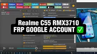Realme C55 RMX3710 FRP GOOGLE ACCOUNT bypass with UNLOCKTOOL