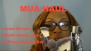 MUA HAUL | Crown Brush | Partial Infinity and Hautelook Exclusive Syntho Set
