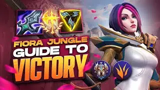 WILD RIFT FIORA JUNGLE CARRY  |  Full Gameplay Guide + BEST Build & Runes Setup