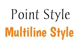 Point Style , Multiline styles in AUTOCAD | tamil tutorials || tst