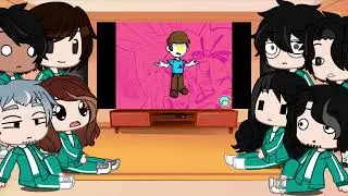Squid Game React To FNF Character Test | Gameplay vs Playground