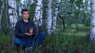 COLLECTING BIRCH SAP