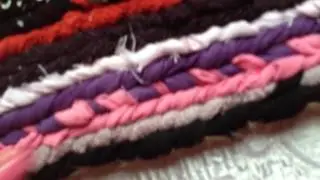 Коврик из лоскутков ч. 2