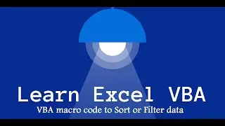 VBA macro code to Sort or Filter data