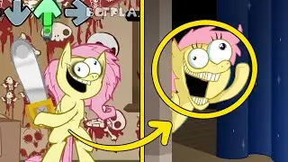 All References in FNF Vs Pinkie Pie & Fluttershy - Elements Of Insanity | Shed/Cupcakes HD