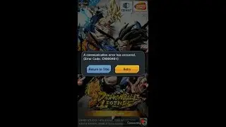 DRAGON BALL LEGENDS ERROR CODE SOLUÇÃO DEFINITIVA!