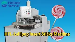 Look here! Introducing our Lollipop Insert Sticks Machine